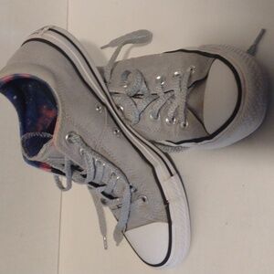 CONVERSE Gray reverse Galaxy size 8 and 1/2 women's
